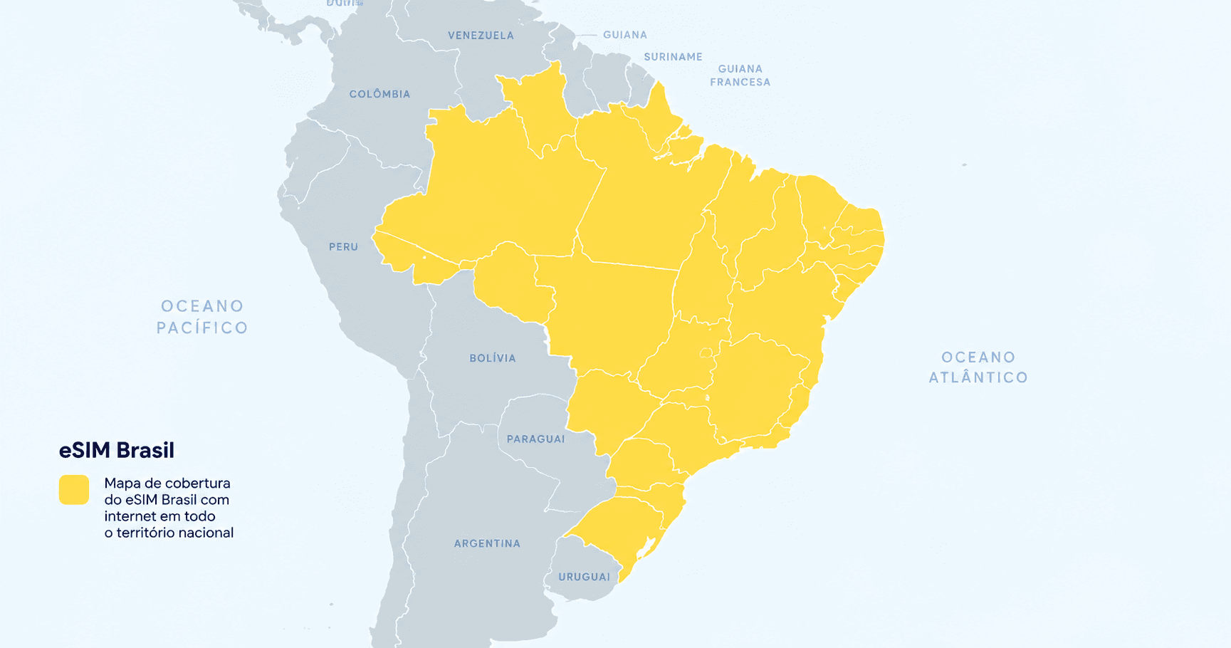 Brazil coverage map